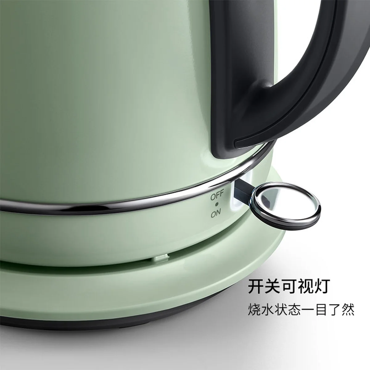 Buydeem北鼎 复古不锈钢电水壶烧水壶 精准温控 快速沸腾 两色可选 1.7L