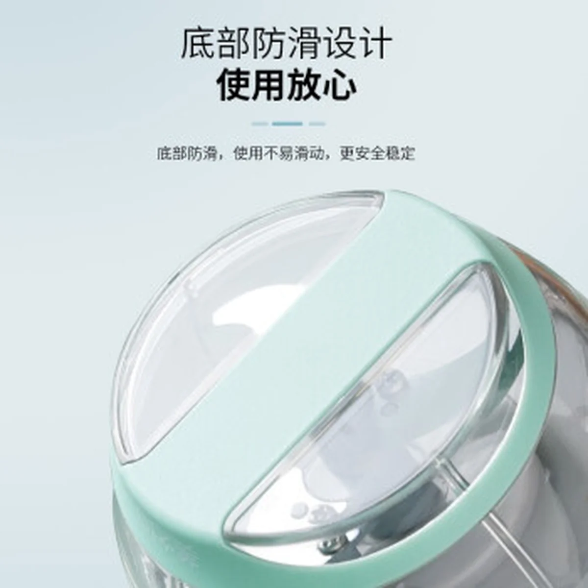 Meizhikou Hand-pull Mini Stirring Machine Pulling Garlic Vegetable Chopper 160ML Green