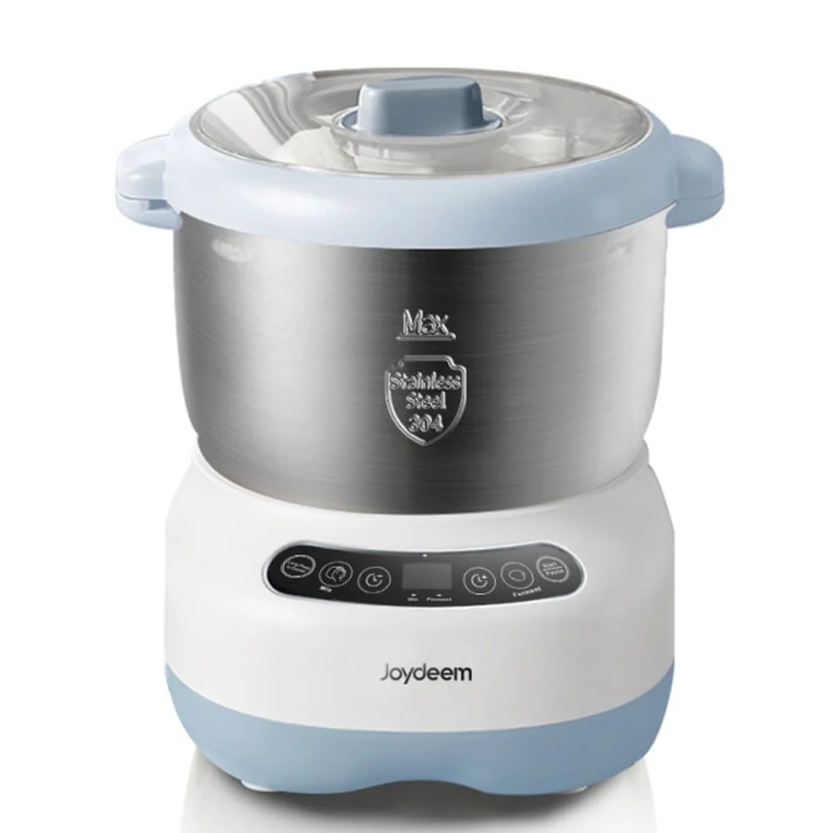 Joydeem Dough Maker with Ferment Function, Microcomputer Timing, Face-up Touch Panel,, 304 Stainless Steel,7L