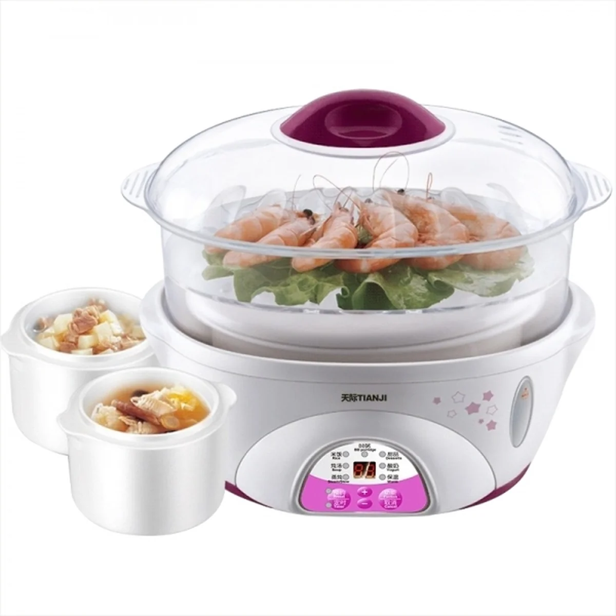 【Ships from the US】TIANJI DDZ-16BWS Mini Stew Pot