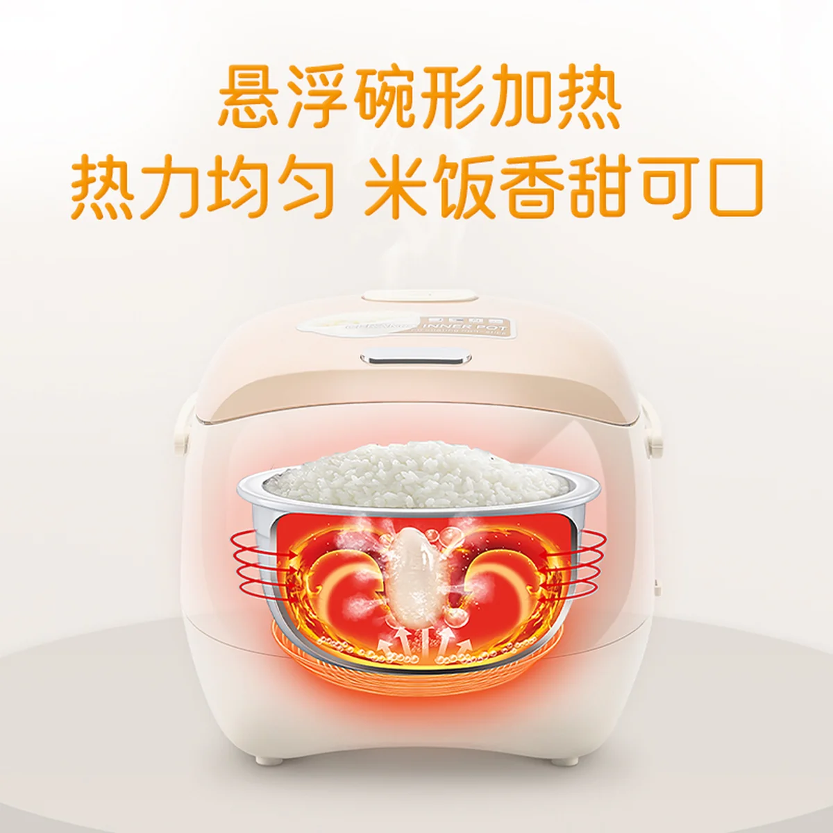 Joydeem 陶瓷电饭煲电饭锅DFB-C300 不粘不串味 全天可预约 3L