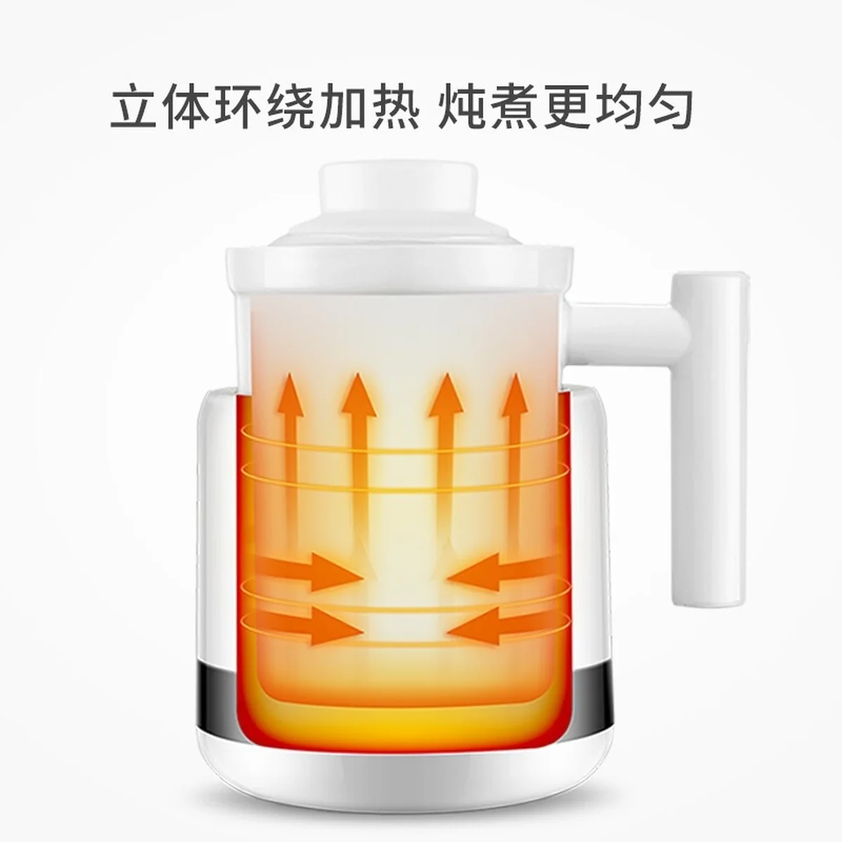 TIANJI Mini electric heat preservation cup health pot, Fully automatic multi-function, smart appointment, 600ml