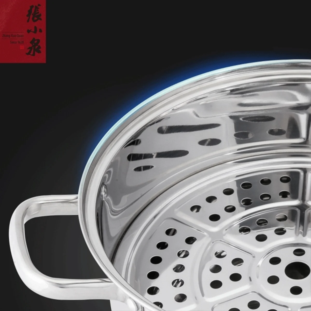Zhang Xiaoquan  Stainless steel three-layer steamer,Multi-purpose in one pot,Large capacity,28*42cm