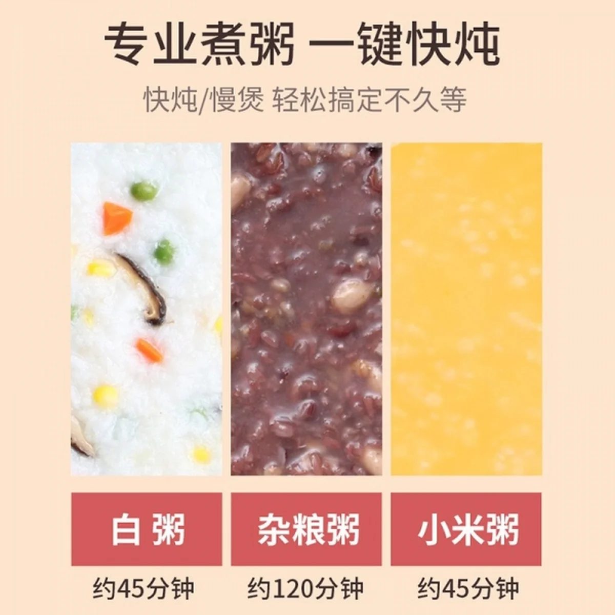 TIANJI, ceramic electric cooker porridge pot DGD40-40TZ, ceramic inner pot, appointment timing, 4L