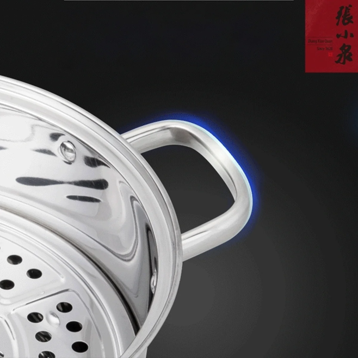 Zhang Xiaoquan  Stainless steel three-layer steamer,Multi-purpose in one pot,Large capacity,28*42cm