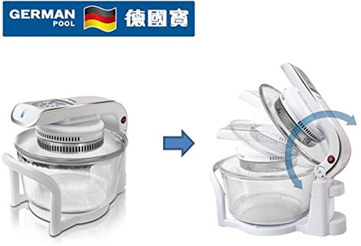 GERMAN POOL德国宝光波炉CKY-888多功能电烧烤炉全自动微波炉烤箱（含VCD和菜谱）