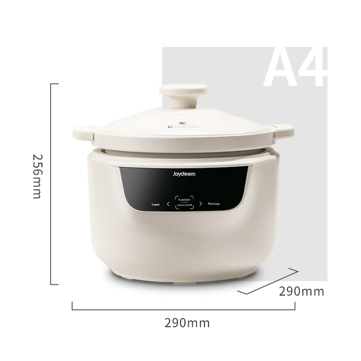 Joydeem多功能陶瓷电饭煲 DFB-C301 微压慢炖 智能预约3L 最多可做5碗饭 适用1-4人