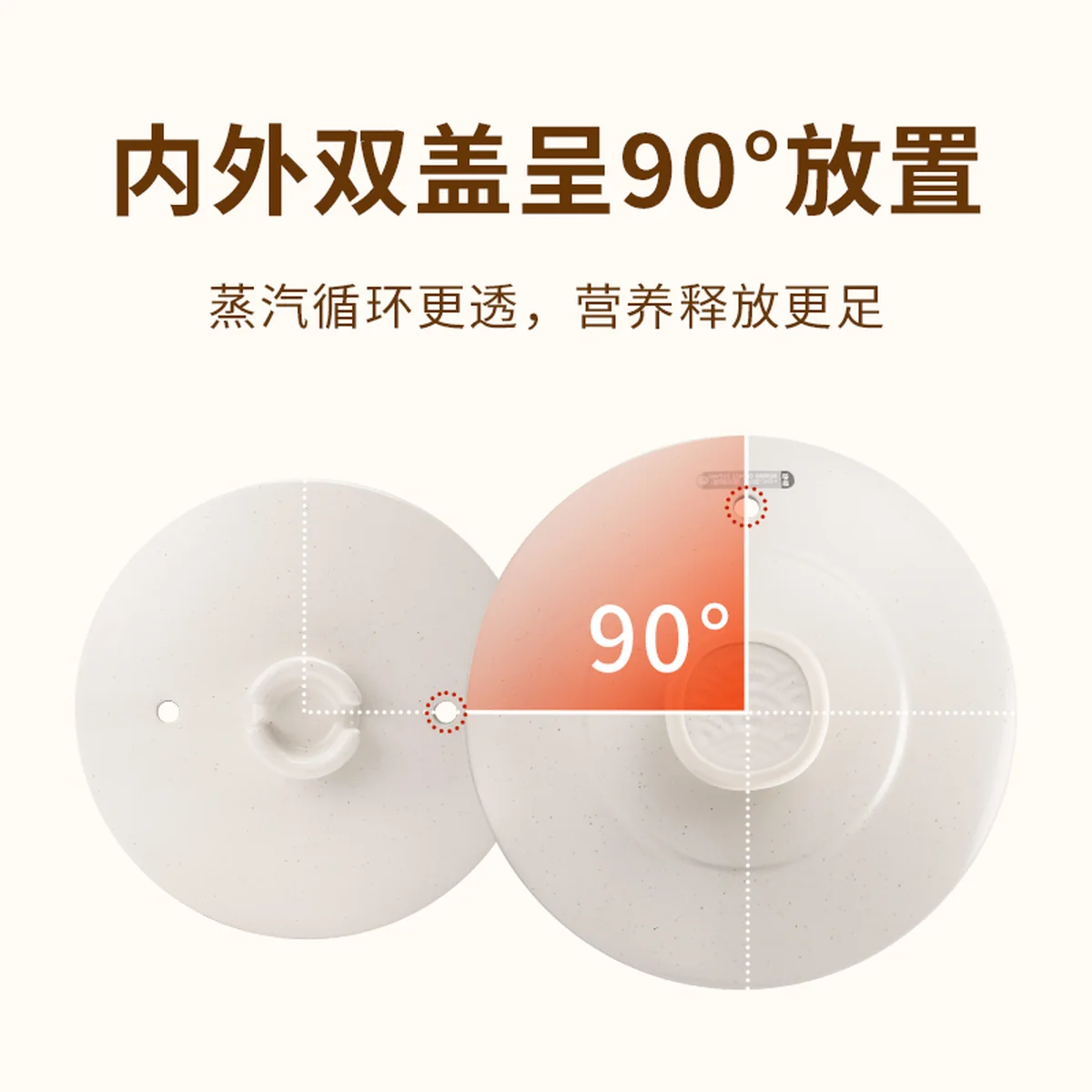 Joydeem多功能陶瓷电饭煲 DFB-C301 微压慢炖 智能预约3L 最多可做5碗饭 适用1-4人