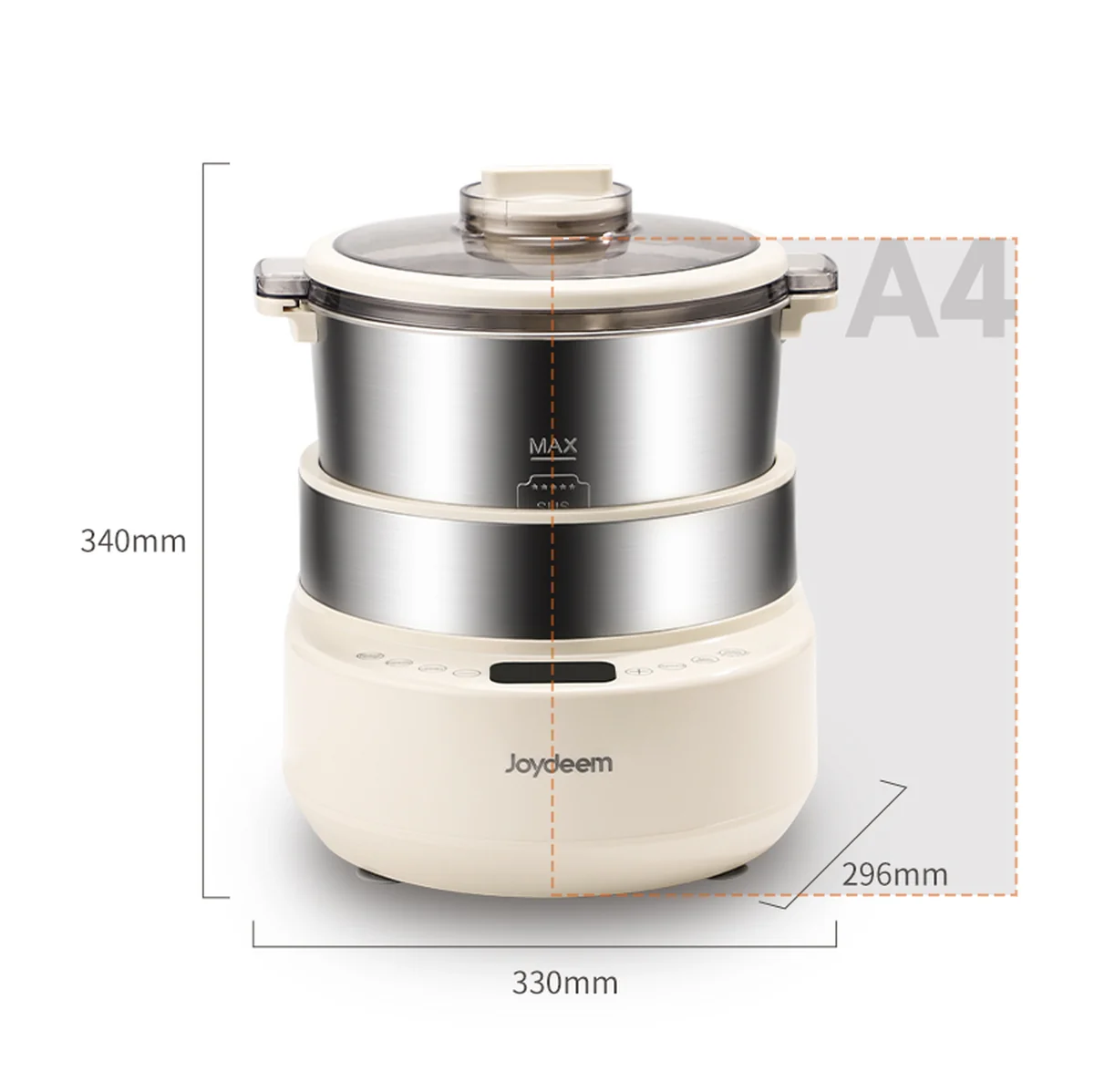 Joydeem 全自动家用多功能和面机HMJ-B700 智能和面醒面 奶油打发拌馅一体 7L