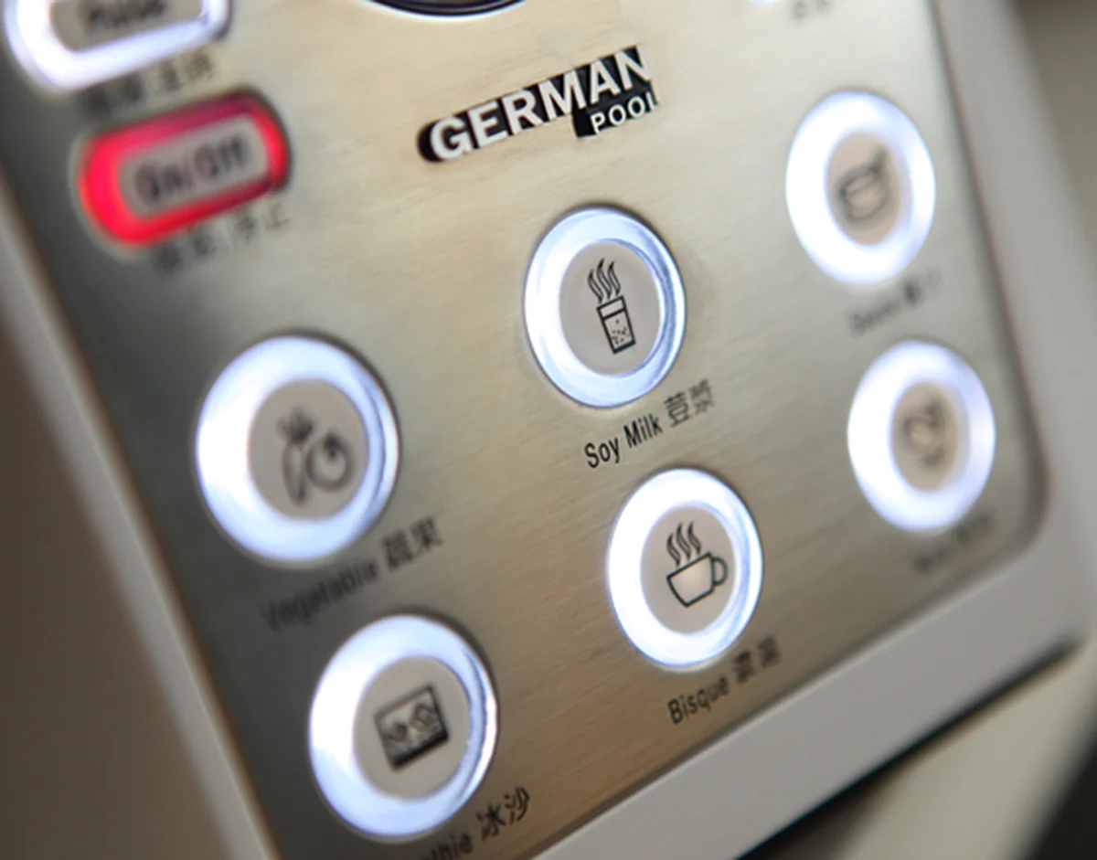 German Pool® Professional High-Speed Vegetable Blender PRO-6SSW Electric Chopper Food Processor