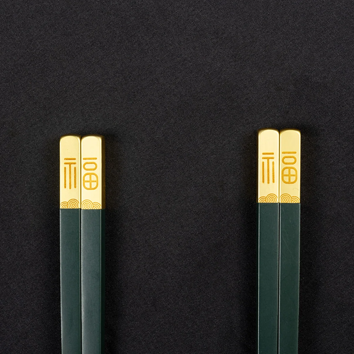 Suncha双枪 金福合金筷 家用高档耐高温防霉防滑轻奢筷子