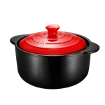 爱仕达（ASD）砂锅煲汤锅炖锅 新陶煲仔饭沙锅浅汤陶瓷煲 4.5L