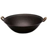 臻三环 手工铸铁锅 结实耐用 健康无涂层 32/34/36/38CM