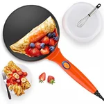 LIVEN Electric Crepe Maker BC-411A  Automatic Temperature Control with Power On/Off Switch and Indicator Light for Perfect Crepes, Blintzes, Pancakes, 8 Inch Diameter