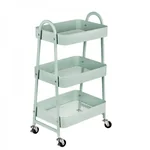 COOKER KING  Three-layer mobile cart,Mobile storage,Practical and space saving