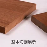 Suncha ebony chopping board,Solid wood and anti-mildew , Brushed stainless steel handle, 42*30*3cm