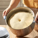Joydeem Dough Maker with Ferment Function, Microcomputer Timing, Face-up Touch Panel,, 304 Stainless Steel,7L