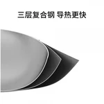 【已停售】Joydeem 家用304不锈钢炒锅 轻油少烟不易粘锅 燃气电磁炉通用30cm(11.8英寸)