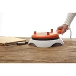 LIVEN Electric Crepe Maker BC-411A  Automatic Temperature Control with Power On/Off Switch and Indicator Light for Perfect Crepes, Blintzes, Pancakes, 8 Inch Diameter