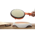 LIVEN Electric Crepe Maker BC-411A  Automatic Temperature Control with Power On/Off Switch and Indicator Light for Perfect Crepes, Blintzes, Pancakes, 8 Inch Diameter