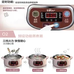 Bear stainless steel electric steamer , Five functions , Convenient, 309mm*240mm*380mm