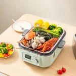 Buydeem North Ding Steaming and Stewing Pot Large Electric Steaming Pot G67 Household Stainless Steel Steaming Pot Large Capacity One Pot Multi purpose Intelligent Timer Reservation