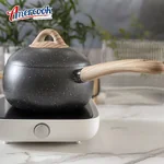【不再补货】Amercook别致系列小球锅套装 奶锅煎锅小汤锅不粘锅2件套 电磁炉燃气通用 16cm