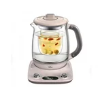 Bear Automatic Thickening Glass Health Pot Bird's Nest Pot YSH-C18R1 Stew Dual-Purpose Double Cover Stew Pot Pink