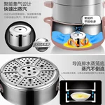 Bear stainless steel electric steamer , Five functions , Convenient, 309mm*240mm*380mm