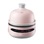 Bear Multifunctional Egg Cooker Food Supplement ZDQ-B05C1 Ceramic Material Appointment Timing Pink