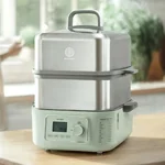 Buydeem North Ding Steaming and Stewing Pot Large Electric Steaming Pot G67 Household Stainless Steel Steaming Pot Large Capacity One Pot Multi purpose Intelligent Timer Reservation