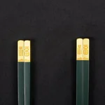 Suncha双枪 金福合金筷 家用高档耐高温防霉防滑轻奢筷子