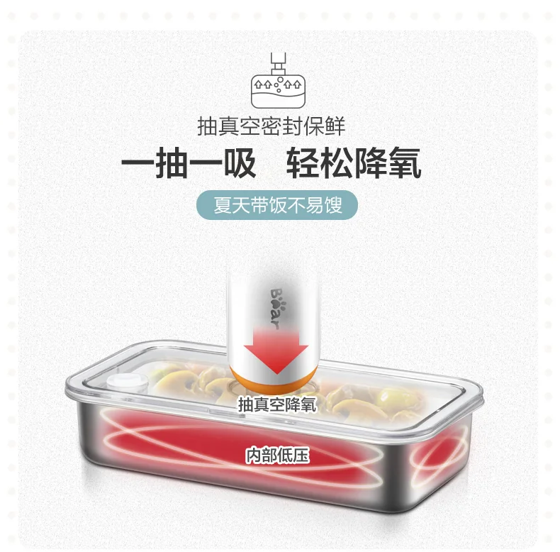 Bear Smart electric lunch box, Appointment timing, Pluggable heating and insulation detail image 18