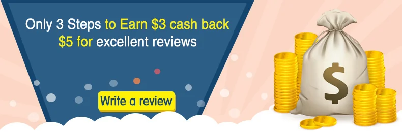 Cash back for reviews