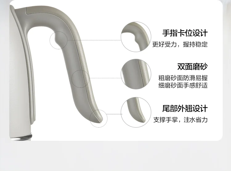 Buydeem北鼎 手冲泡茶壶K821 专业手冲泡茶咖啡长嘴壶 轻松控水 小巧不占地 三色可选 详情图 15