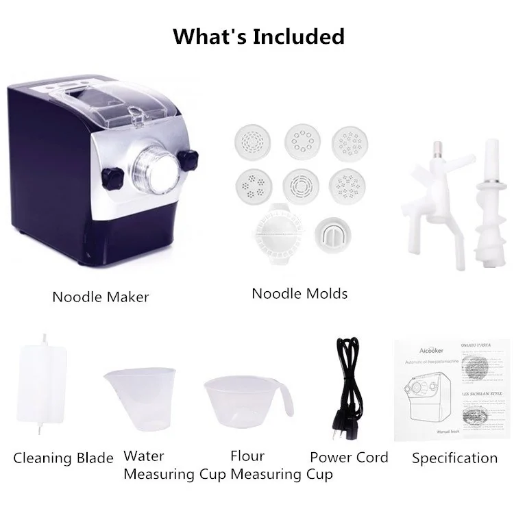 Aicooker Multi-functional Automatic Pasta Maker Noodle Maker M3 detail image 18