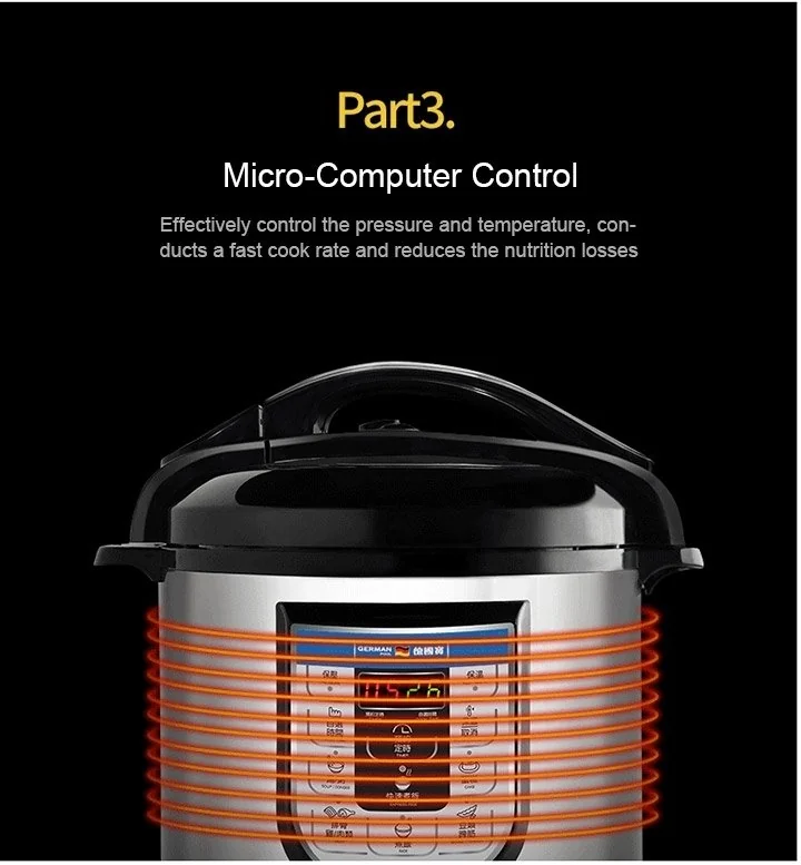 German Pool® URC-18 8 Litre Ultimate Rice Cooker Free shipping to US & Canada detail image 9