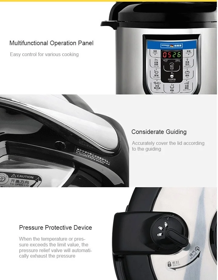 German Pool® URC-18 8 Litre Ultimate Rice Cooker Free shipping to US & Canada detail image 11