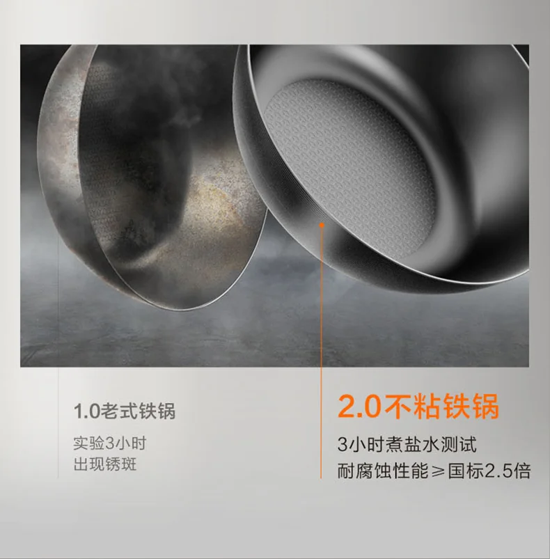 Joydeem精铁电炒锅 0涂层分体式电煮锅 电火锅 家用多功能蒸煮炒菜一体锅DCG-B470 详情图 18