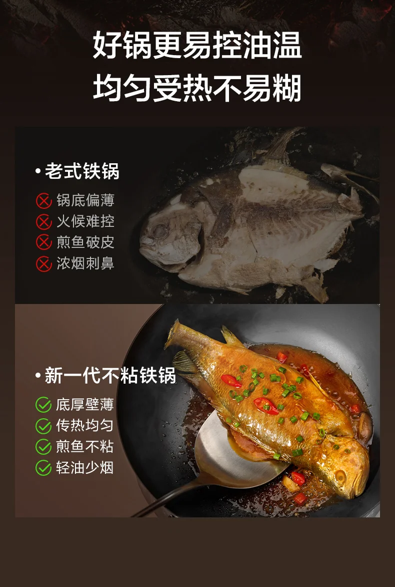 Joydeem精铁电炒锅 0涂层分体式电煮锅 电火锅 家用多功能蒸煮炒菜一体锅DCG-B470 详情图 10