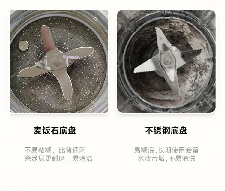 Joydeem 低音破壁机 家用豆浆机加热 全自动榨汁机搅拌机辅食机 杏仁白 1100ml 详情图 9