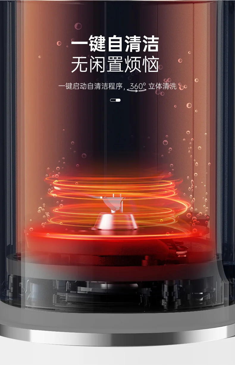 Joydeem  豆浆机 家用破壁机 全自动清洗免过滤 低音降噪 多功能菜单可预约 白色 detail image 19