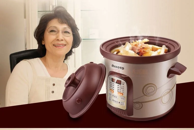 Makoto Purple Clay Electronic Cooker DGD40-40SWD 4L detail image 3