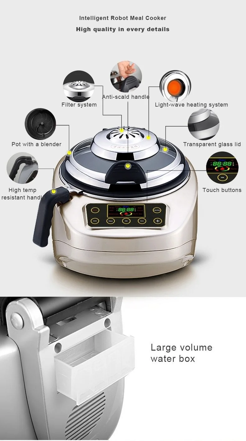 The Intelligent Robot Cooker Ropot-01 detail image 17