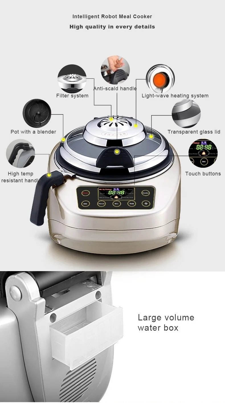 The Intelligent Robot Cooker Ropot-01 detail image 19