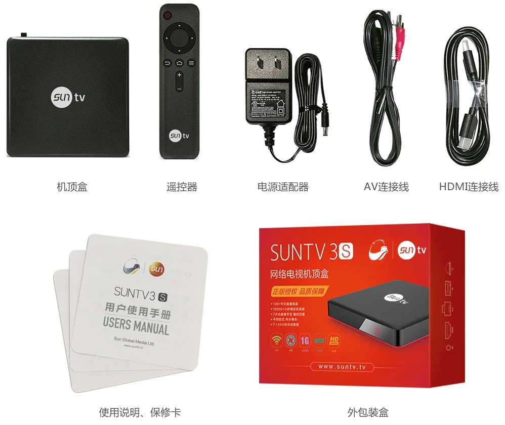 SUNTV Intelligent HD Chinese TV Set-top Boxes 3S detail image 16