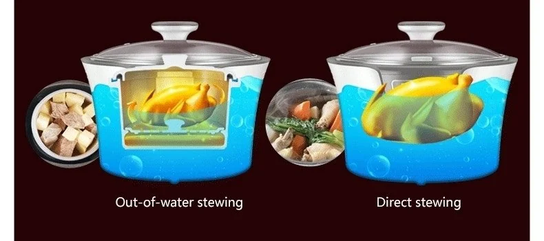 Sonya Automatic Electric Stew Pot SDZ-32EG with 4 Ceramic Inner Pots detail image 6