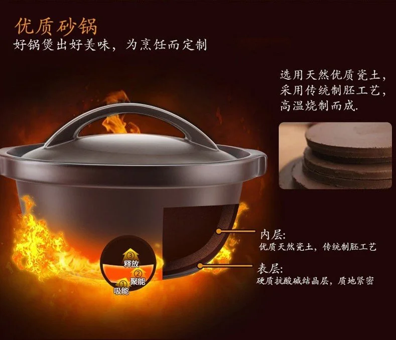 TIANJI DSG-TZ30 ATOMATIC CERAMIC STEW POT detail image 5