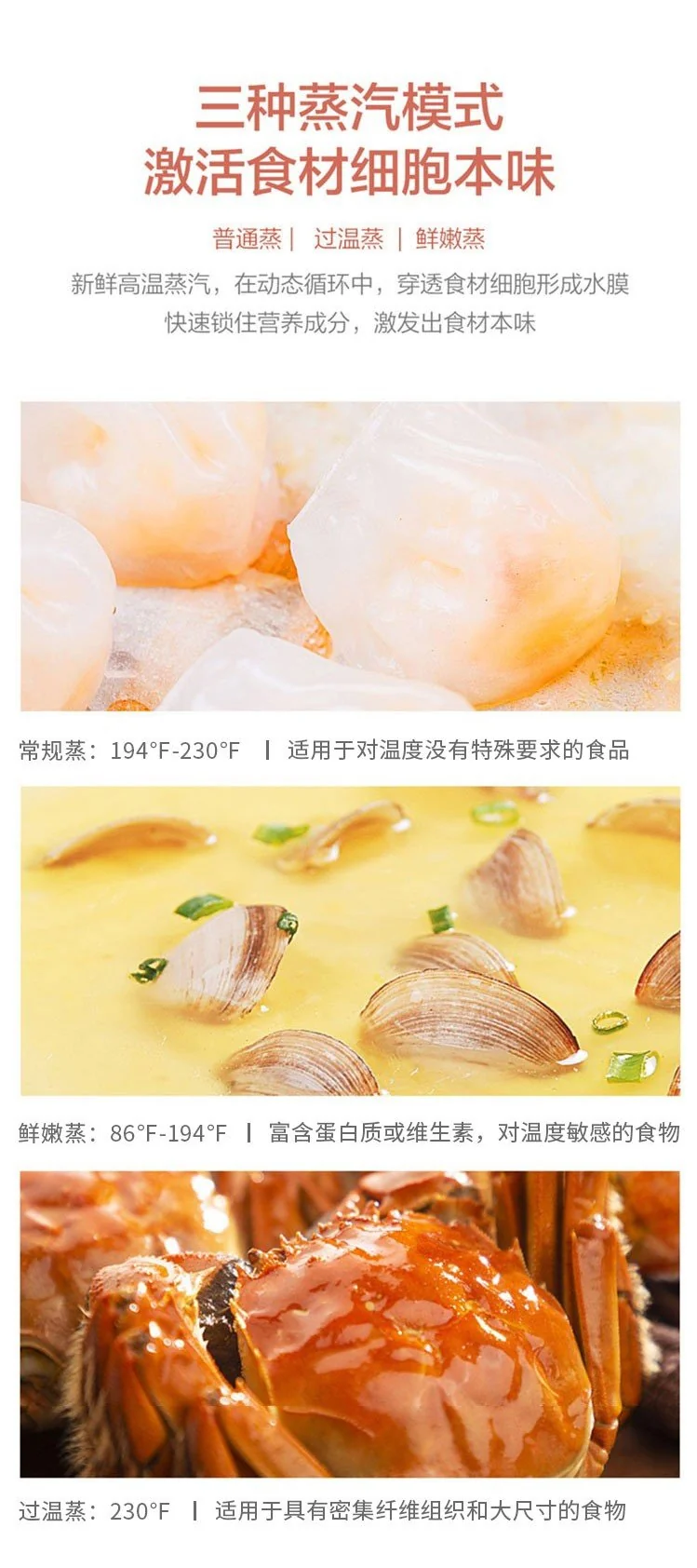FOTILE方太 多功能台式蒸烤箱一体机 HYZK26-E1 蒸箱/烤箱/空气炸锅/果干机 白色 26L 详情图 4