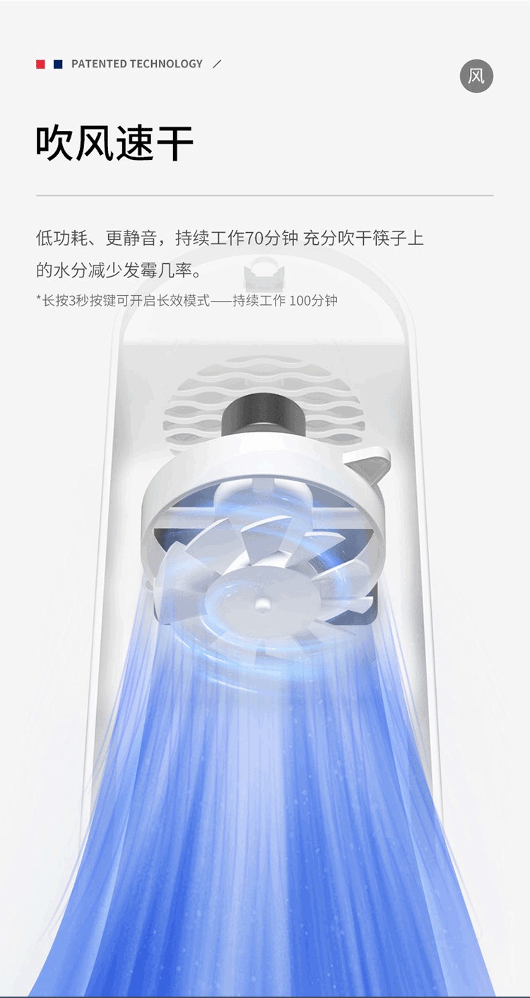 Turkey Wireless Disinfection Chopsticks Cage New chopsticks cage for the kitchen CC30 detail image 8